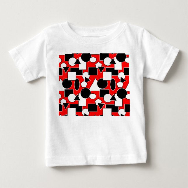 Bauhaus Collage Baby T-shirt (Vorderseite)