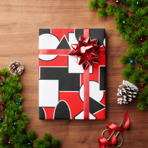 Bauhaus Collage Geschenkpapier