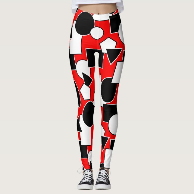 Bauhaus Collage Leggings (Vorderseite)