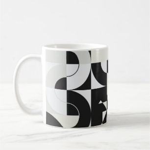 Bauhaus composition artwork made with abstract ele kaffeetasse