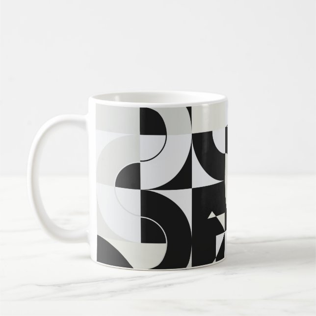 Bauhaus composition artwork made with abstract ele kaffeetasse (Links)