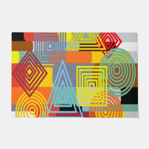 Bauhaus Design Drei Fußmatte