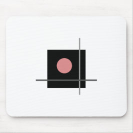 Bauhaus Design Geometric Art Gray Komposition Mousepad