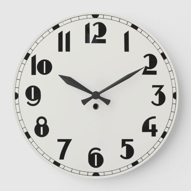 Bauhaus Design Wall Uhr (Vorderseite)