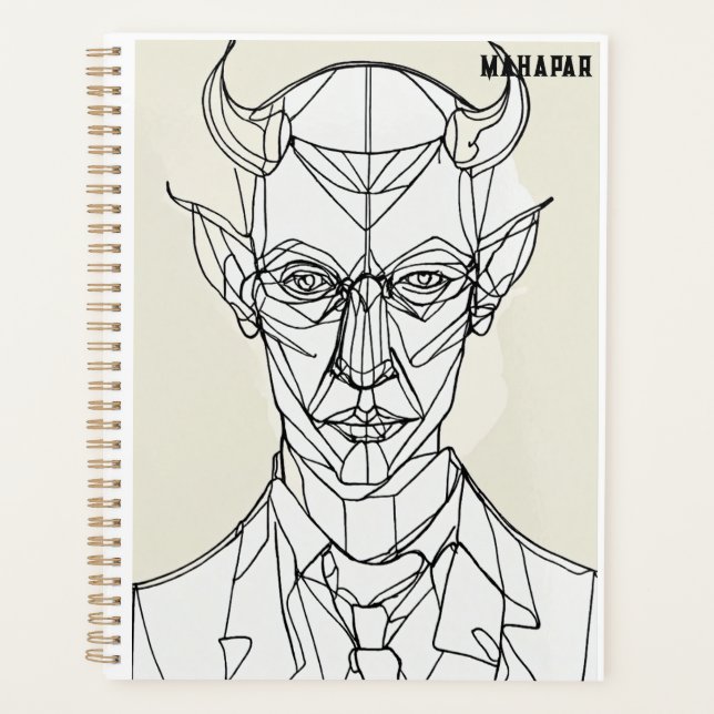 Bauhaus Devil Line Art (Devant)