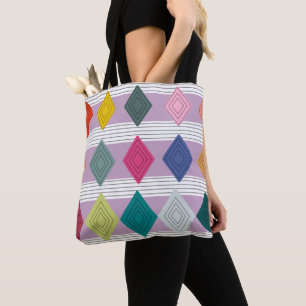 Bauhaus Diamond Quilt  Tasche