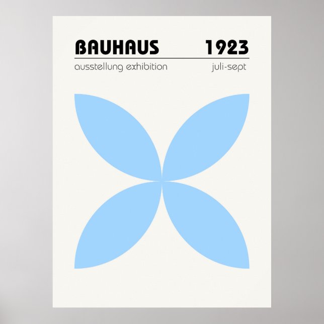 Bauhaus Exhibition Poster 1923 (Devant)
