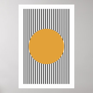 Bauhaus Exposition Unique Poster Géométrique Minim