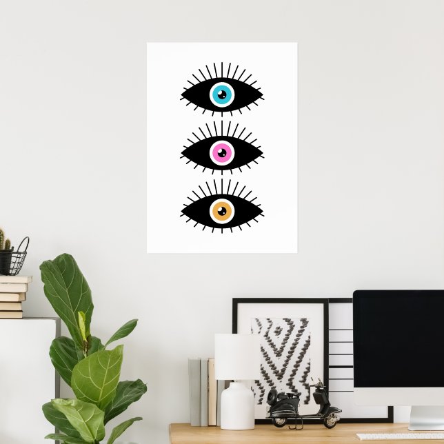 Bauhaus Eyes Poster (Heimbüro)
