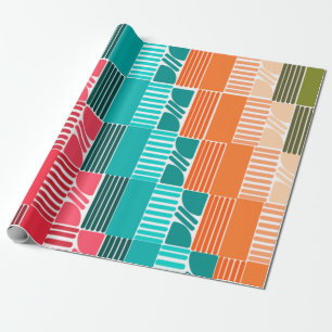 Bauhaus Formen und Linien 2 Geschenkpapier