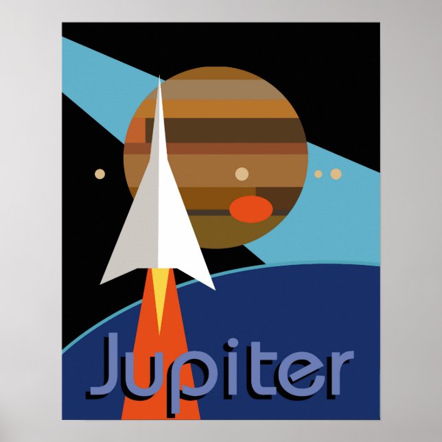 bauhaus fusée espace art déco du milieu du siècle (Devant)