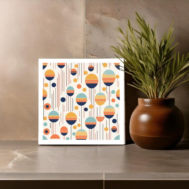 Bauhaus Geometric Abstrakt Pattern#1 ID1068 Fliese (Von Creator hochgeladen)