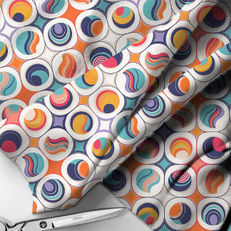 Bauhaus Geometric Abstrakt Pattern#2 ID1068 Stoff