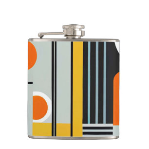 Bauhaus Geometric Design 01 perfekt für Flachmann