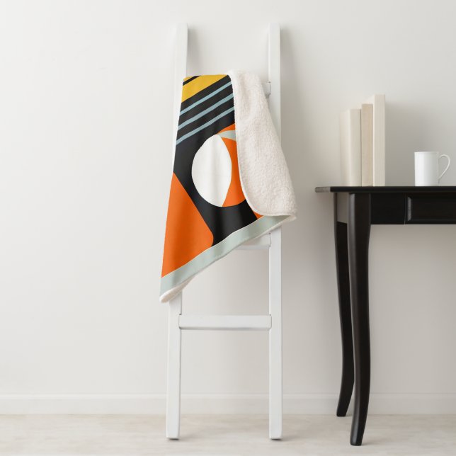 Bauhaus Geometric Design 01 perfekt für Sherpadecke (Beispiel)