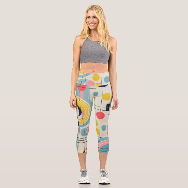 Bauhaus Geometric Design 09 perfekt für Capri Leggings (Vorderseite)