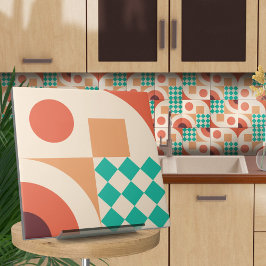 Bauhaus geometrisch abstrakt N3 Fliese