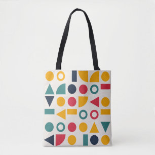 Bauhaus geometrische Formen nahtloses Muster Tasche