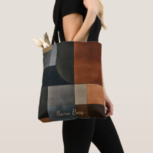 Bauhaus Geometrischer Muster-Tasche mit individuel Tasche
