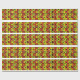 Bauhaus geometrisches Musterdesign  Geschenkpapier