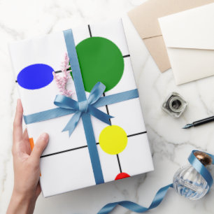 Bauhaus Grid Geschenkpapier