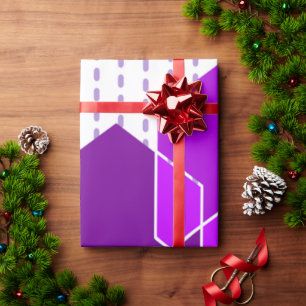 Bauhaus Hexagons Geschenkpapier