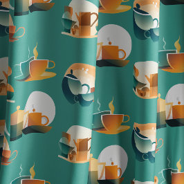 Bauhaus Inspiriert Retro-Kaffee Stoff