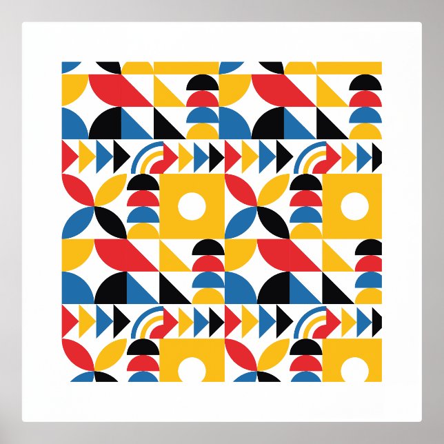 Bauhaus Inspiriert zeitgenössisches Mittelalter Foliendrucke (Vorderseite)
