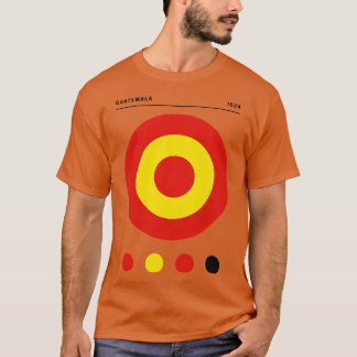 Bauhaus-Inspirierte Flagge Guatemalas T-Shirt