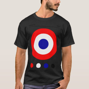 Bauhaus-Inspirierte kroatische Flagge T-Shirt