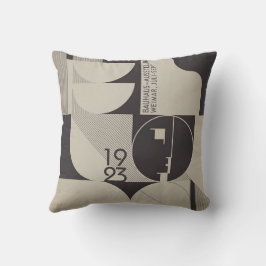 Bauhaus Inspiriertes geometrisches Muster Kissen