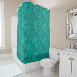 Bauhaus Jade Green Duschvorhang