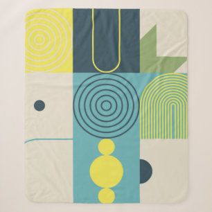 Bauhaus-Kompositionskunstwerk aus abstrakten Eleme Sherpadecke