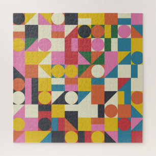 Bauhaus-Kunstwerk: abstrakte geometrische Komposit