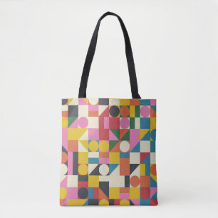 Bauhaus-Kunstwerk: abstrakte geometrische Zusammen Tasche