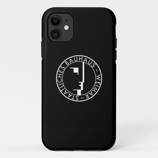 Bauhaus logo collection Iphone coque noir (Dos)