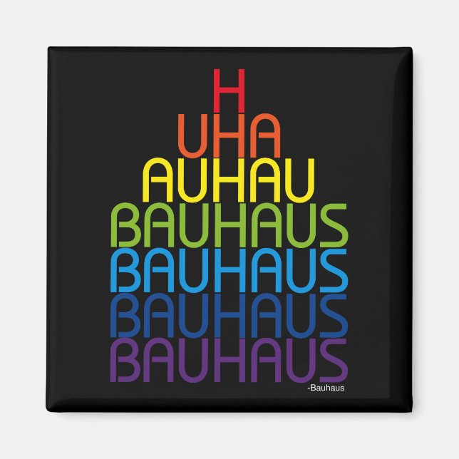 Bauhaus Magnet (Devant)