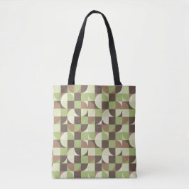 Bauhaus Mitte Jahrhundert Modernes Leaf und Baumre Tasche