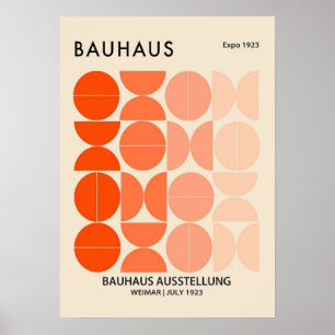 Bauhaus, modern, minimalistisch, geometrisch, abst poster