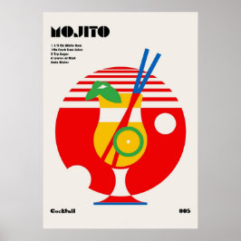 Bauhaus, modern, minimalistisch, geometrisch, abst poster