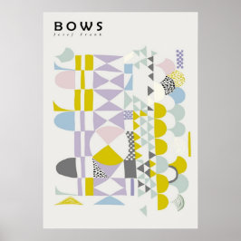 Bauhaus, modern, minimalistisch, geometrisch, abst poster