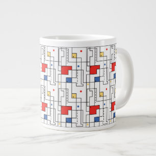 Bauhaus Pattern Jumbo-Tasse