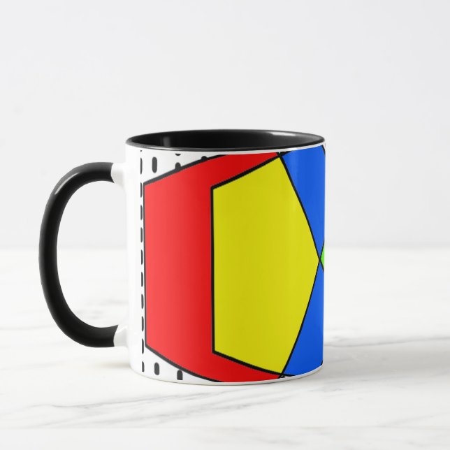 Bauhaus Pentagons Tasse (Links)