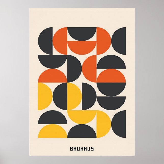 BAUHAUS POSTER (Vorne)