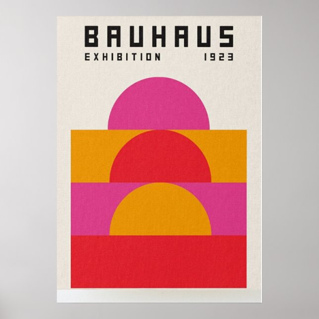 BAUHAUS POSTER (Vorne)