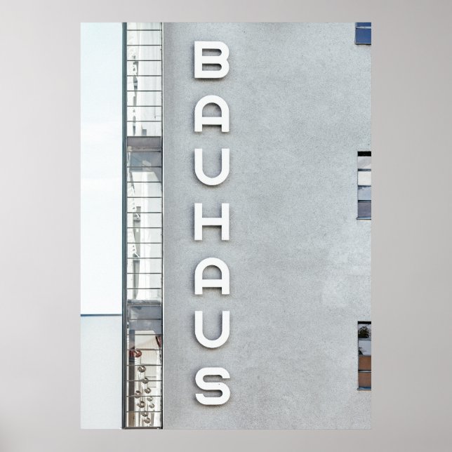Bauhaus Poster (Vorne)