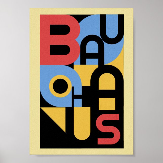 Bauhaus poster (Vorne)