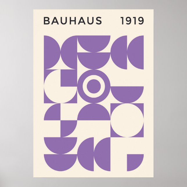 BAUHAUS POSTER (Vorne)