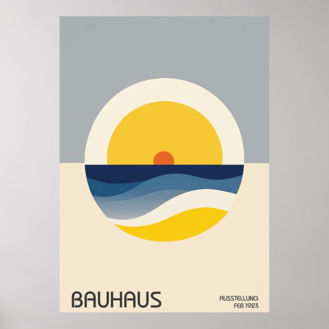 Bauhaus Poster (Vorne)