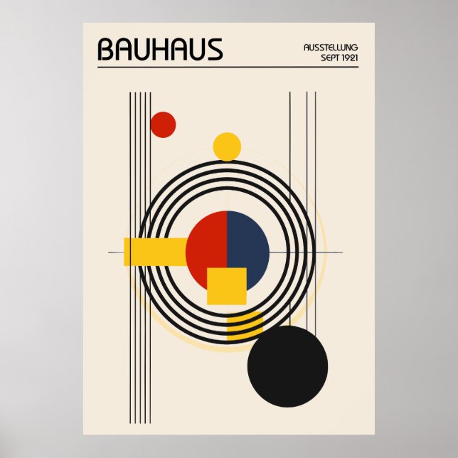 Bauhaus Poster (Vorne)